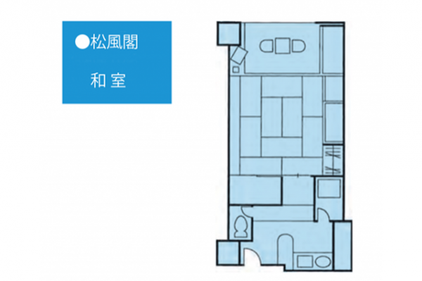 間取り図：松風閣