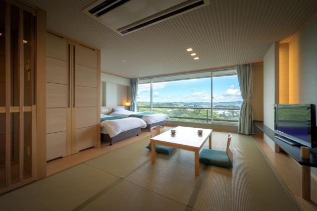 【海側/和洋室】ザ・松島！美しい景観を目で楽しむ、3種類の趣の異なるお部屋です。