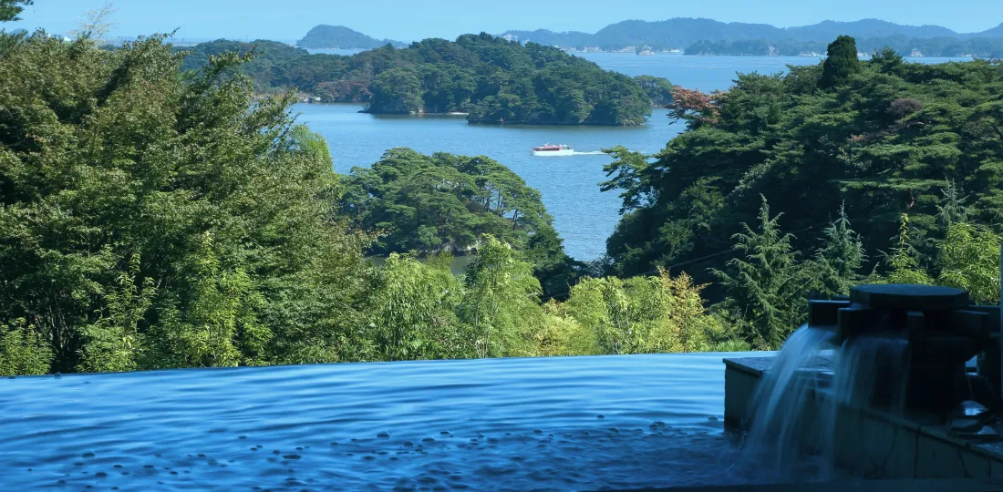 露天風呂の画像